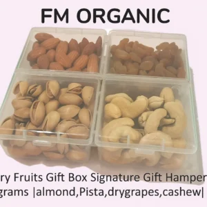Dry Fruits Gift Box Signature Gift Hamper 400grams |almond,Pista,drygrapes,cashew|